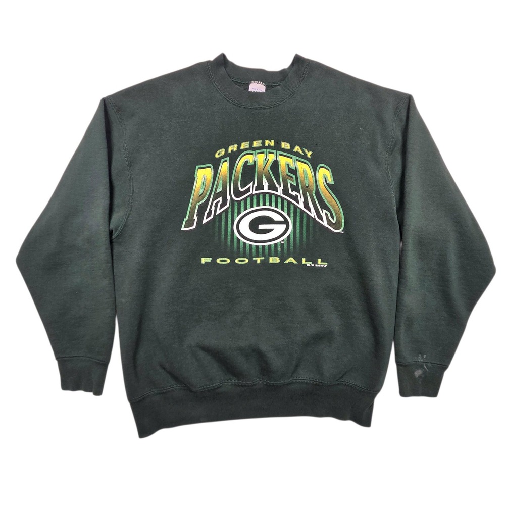 Vintage Salem Sportswear 1995 Green Bay Packers Sweatshirt XL Green NFL USA 90s